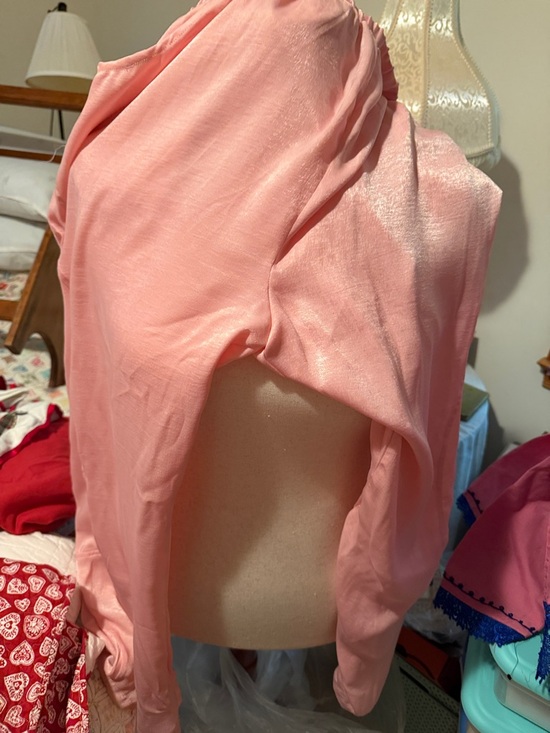 Pants - Peach Pink Draped Top